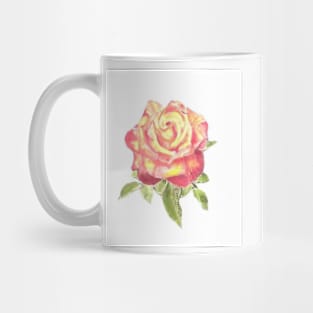 Watercolor of Rose Mug